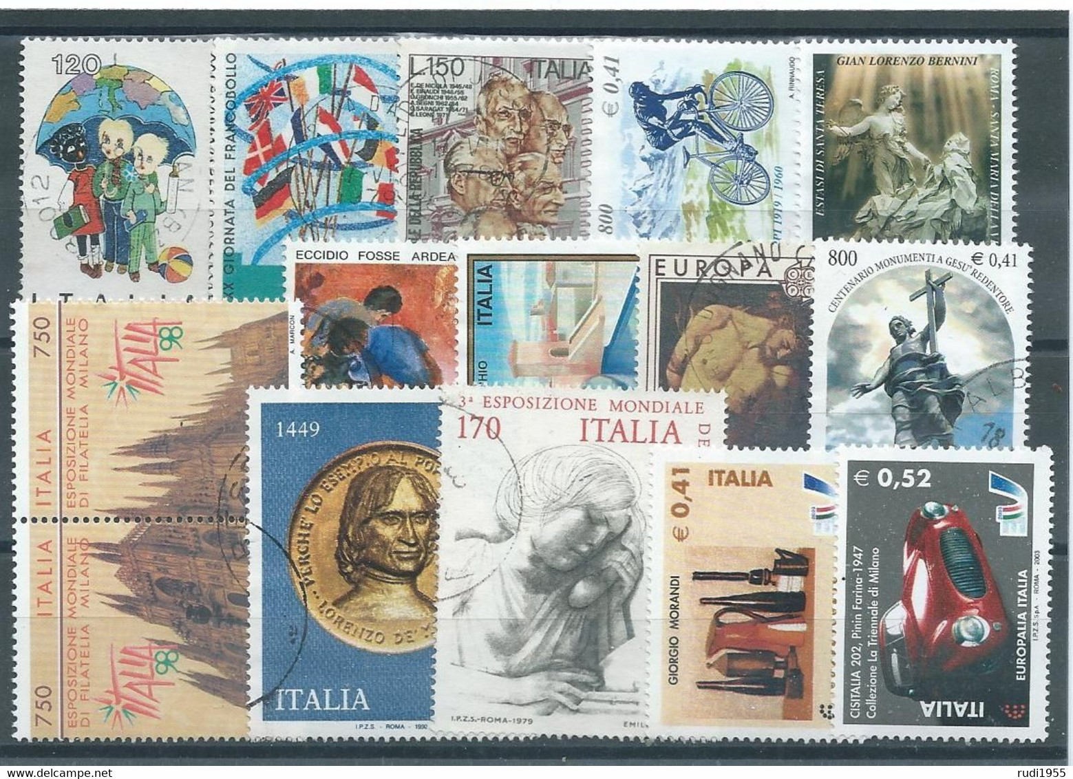 ITALIEN LOT Gestempelt Siehe Scan - Lots & Kiloware (mixtures) - Max. 999 Stamps
