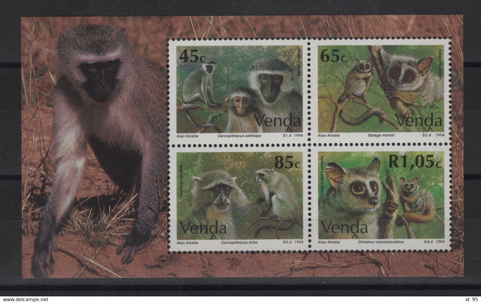 Venda - BF 11 - Faune - Singes - Cote 6€ - ** Neufs Sans Charniere - Venda