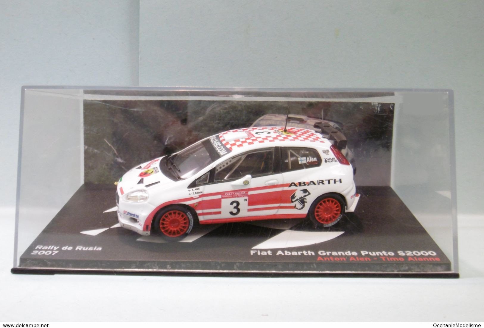 Altaya / Ixo - FIAT ABARTH GRANDE PUNTO S2000 Rally De Rusia 2007 Alen Alanne 1/43 - Rally