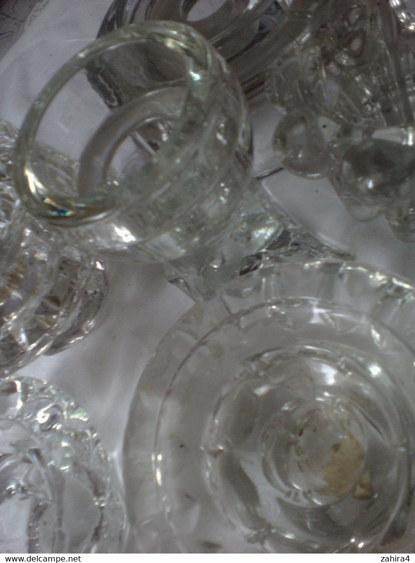 Lot 12 Pieds De Piano Ou Style Pied De Piano - Verre Ou Crystal ? - Other & Unclassified