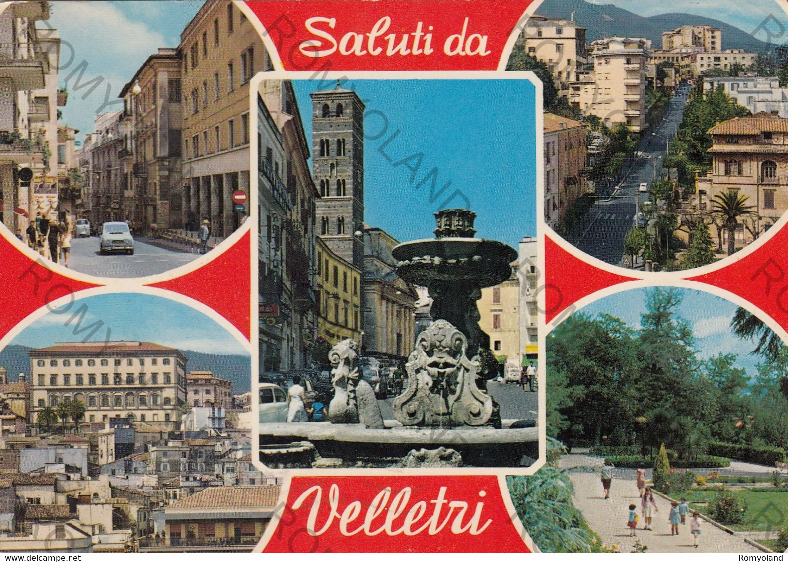 CARTOLINA  VELLETRI,LAZIO,SALUTI,STORIA,MEMORIA,CULTURA,RELIGIONE,IMPERO ROMANO,BELLA ITALIA,VIAGGIATA 1981 - Velletri
