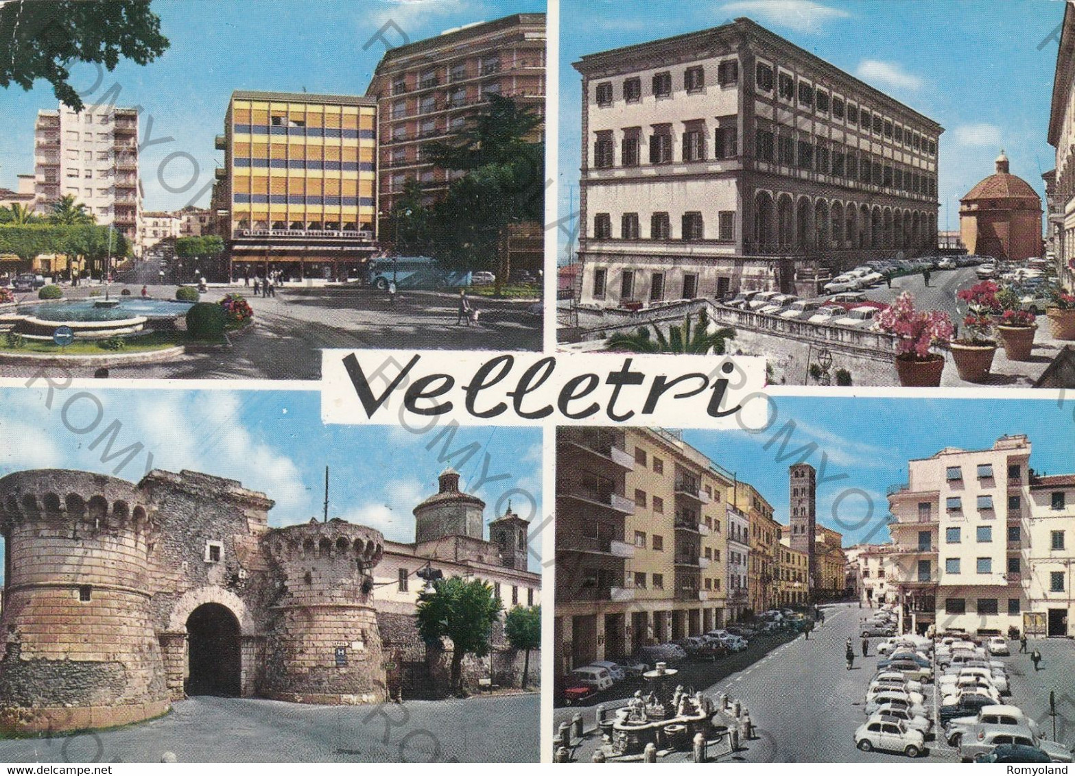 CARTOLINA  VELLETRI,LAZIO,STORIA,MEMORIA,CULTURA,RELIGIONE,IMPERO ROMANO,BELLA ITALIA,VIAGGIATA 1966 - Velletri