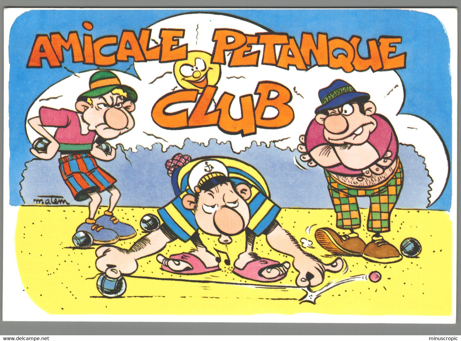 CPM - Humour - Pétanque - Amicale Pétanque Club - Petanque