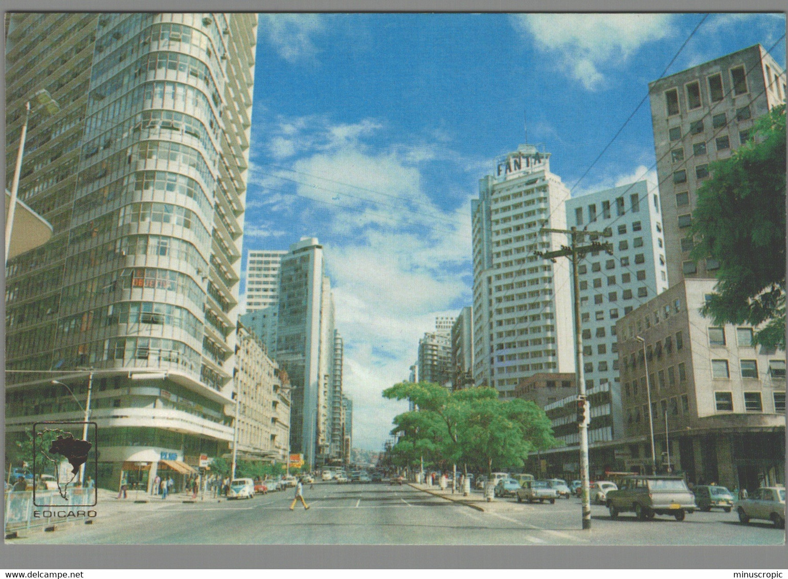 CPM - Brésil - Belo Horizonte - Avenida Afonso Pena - Belo Horizonte