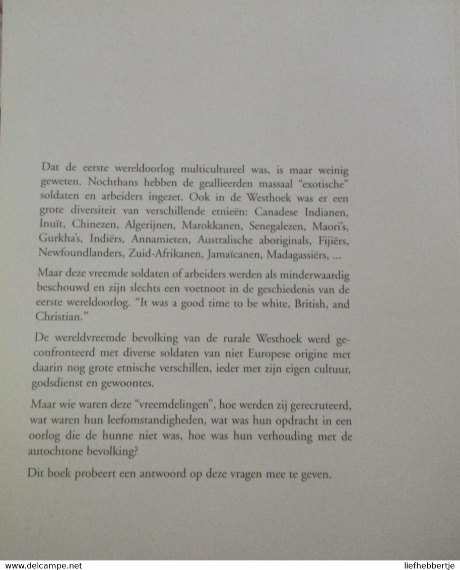 Vreemdelingen In De Westhoek Tijdens De Grote Oorlog - Door G. Noppe - 2013 - Guerre 1914-18