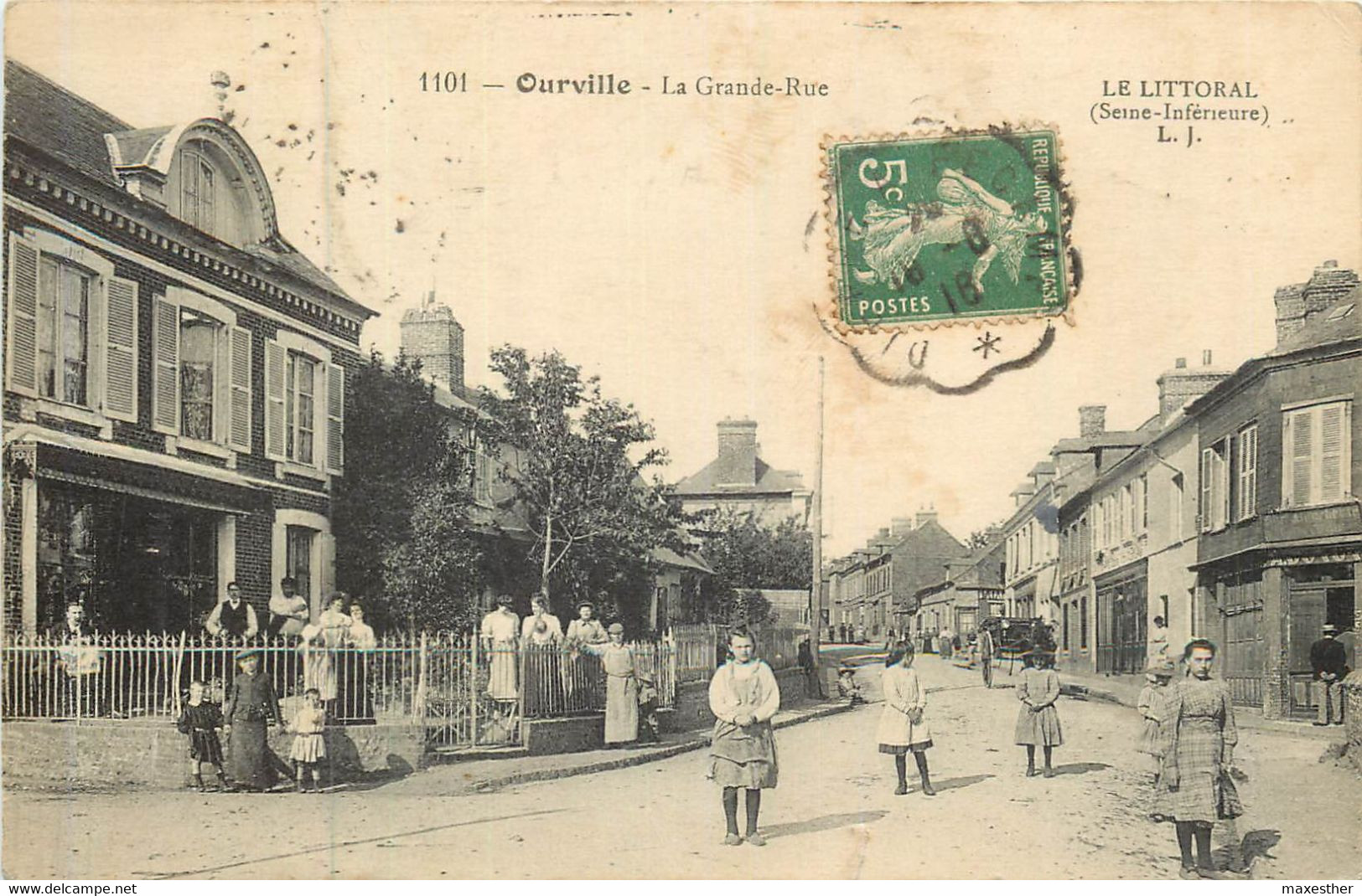 OURVILLE EN CAUX La Grande Rue - Ourville En Caux