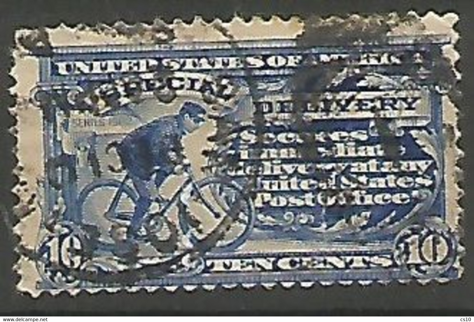 USA 1902 Speedy Express Special Delivery SC#E6 C.10 P.12 WMK1 - Good Used - Special Delivery, Registration & Certified