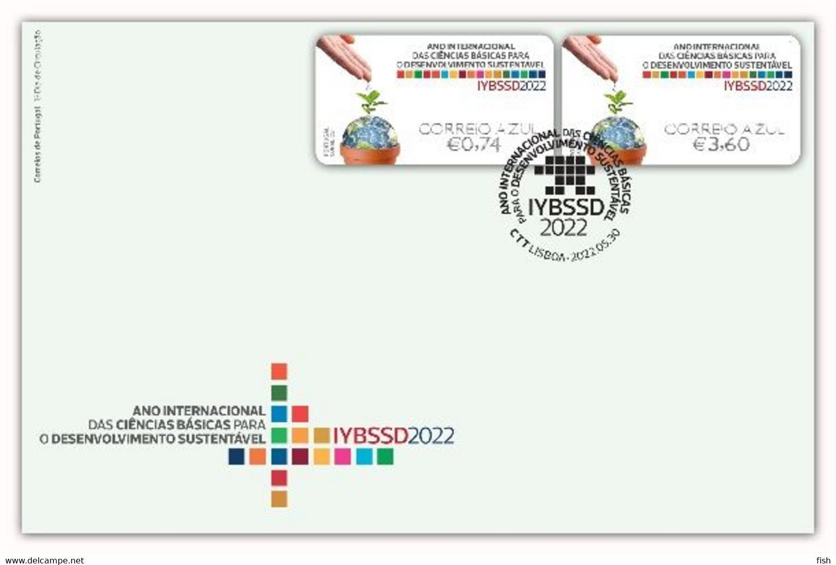 Portugal & FDC International Year Of Basic Sciences For Sustainable Development  2022  (28877) - Polucion