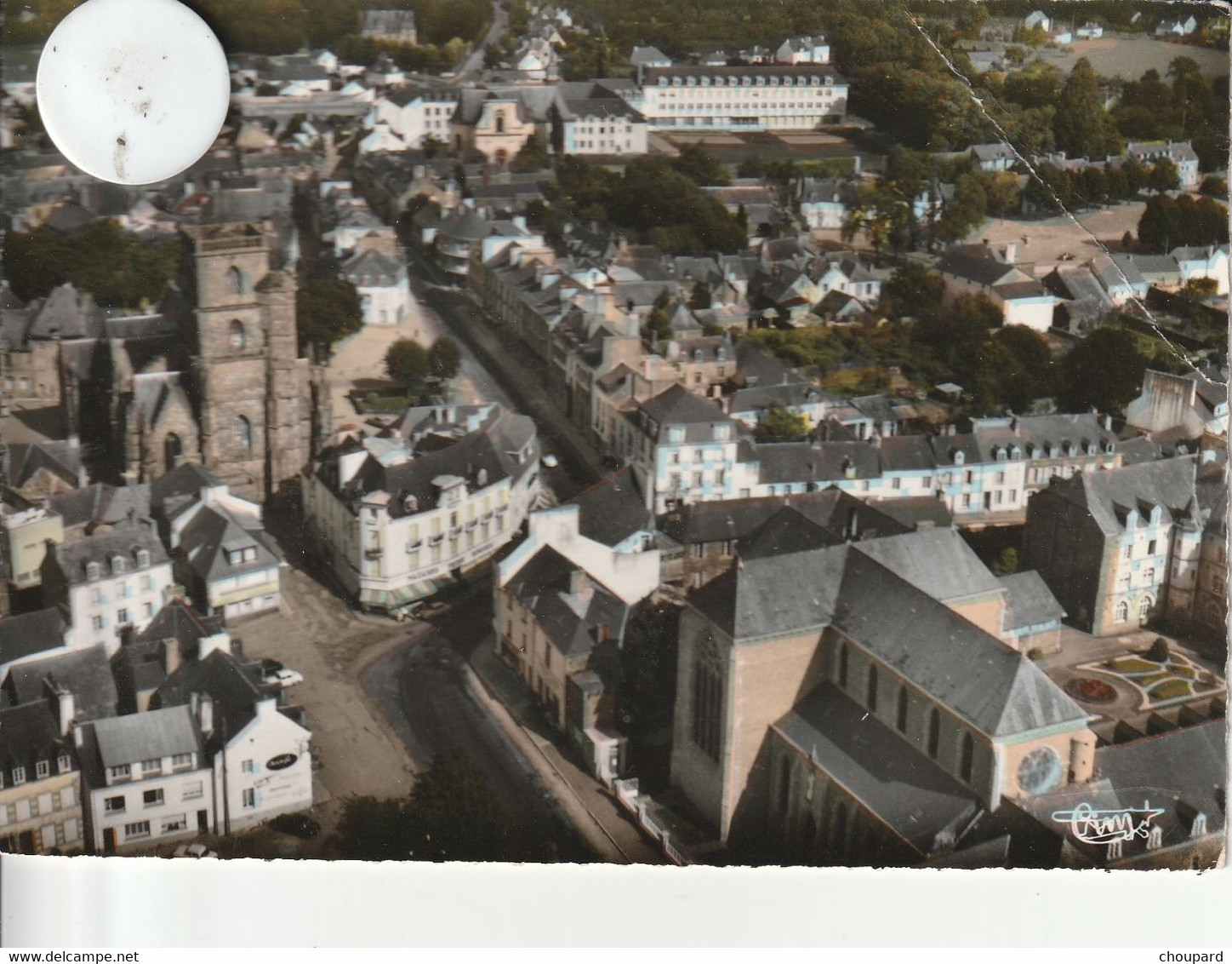 56 -  Carte Postale Semi Moderne De    PLOERMEL   Vue Aérienne - Ploërmel