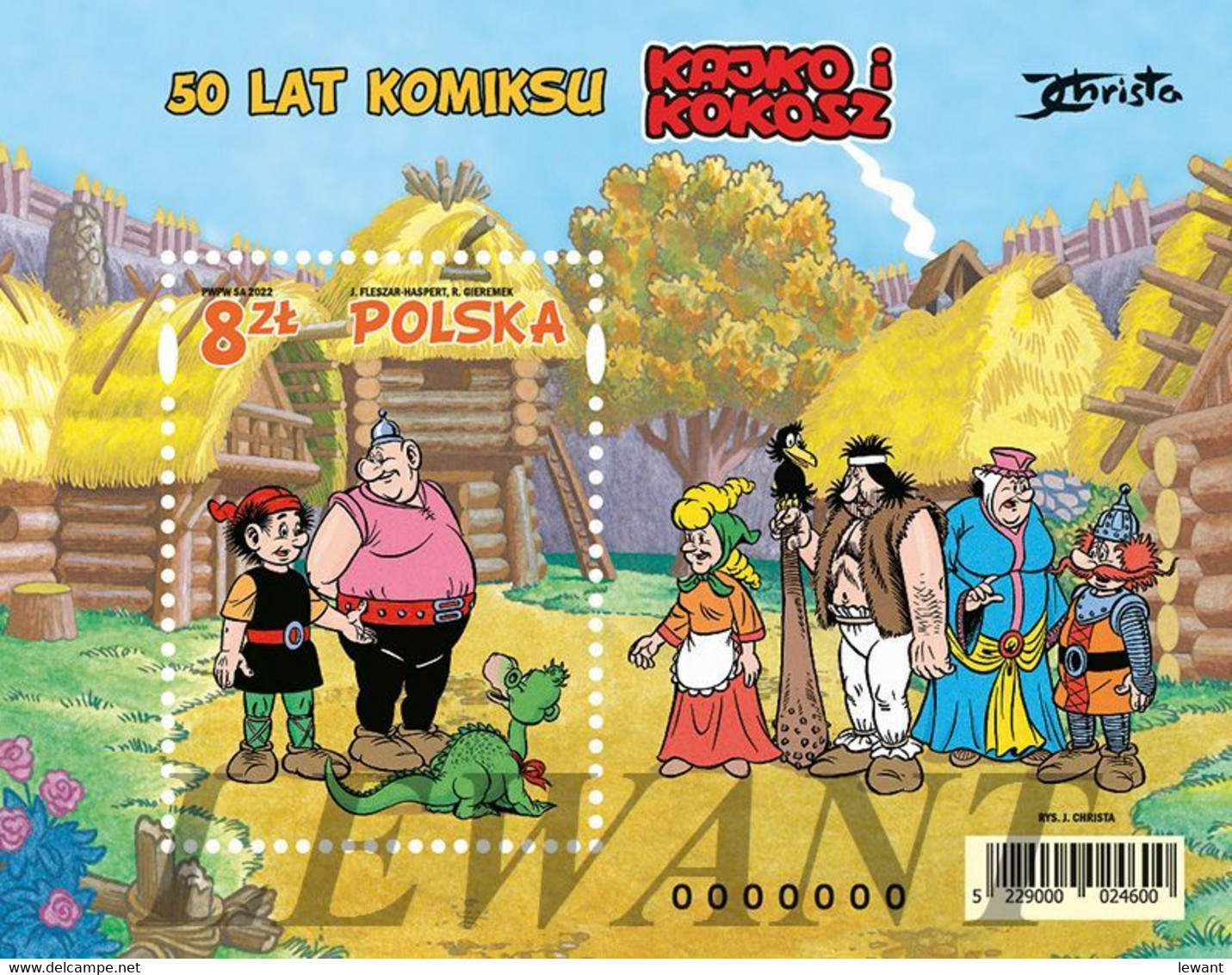 2022.05.31. 50 Years Of Kajko And Kokosz Comics - Block MNH - Nuevos