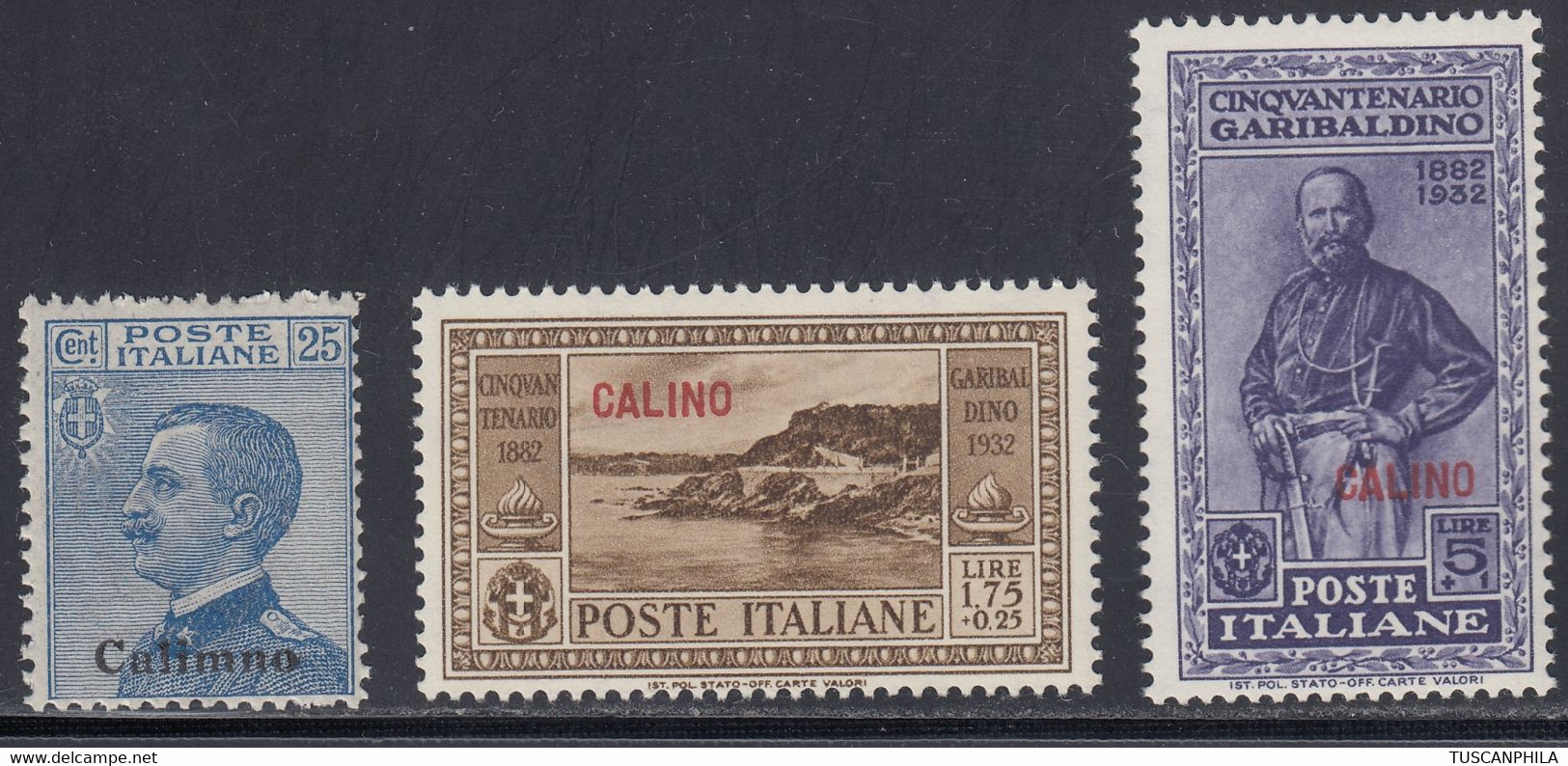 Insieme Di 3 Valori Sass. MNH** Cv 170 - Egée (Calino)