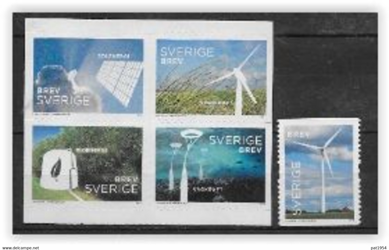 Suède 2011 N°2787/2791 Neufs énergies Renouvelables - Unused Stamps