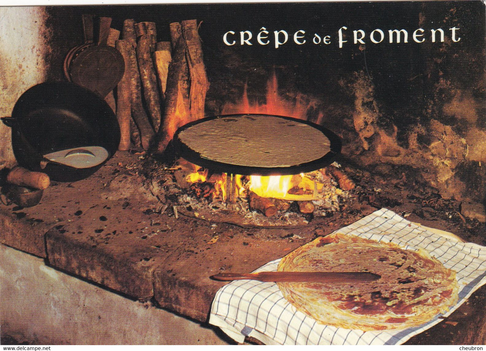 RECETTES DE CUISINE.." CREPE DE FROMENT  " . SERIE GASRTONOMIE BRETONNE - Recettes (cuisine)