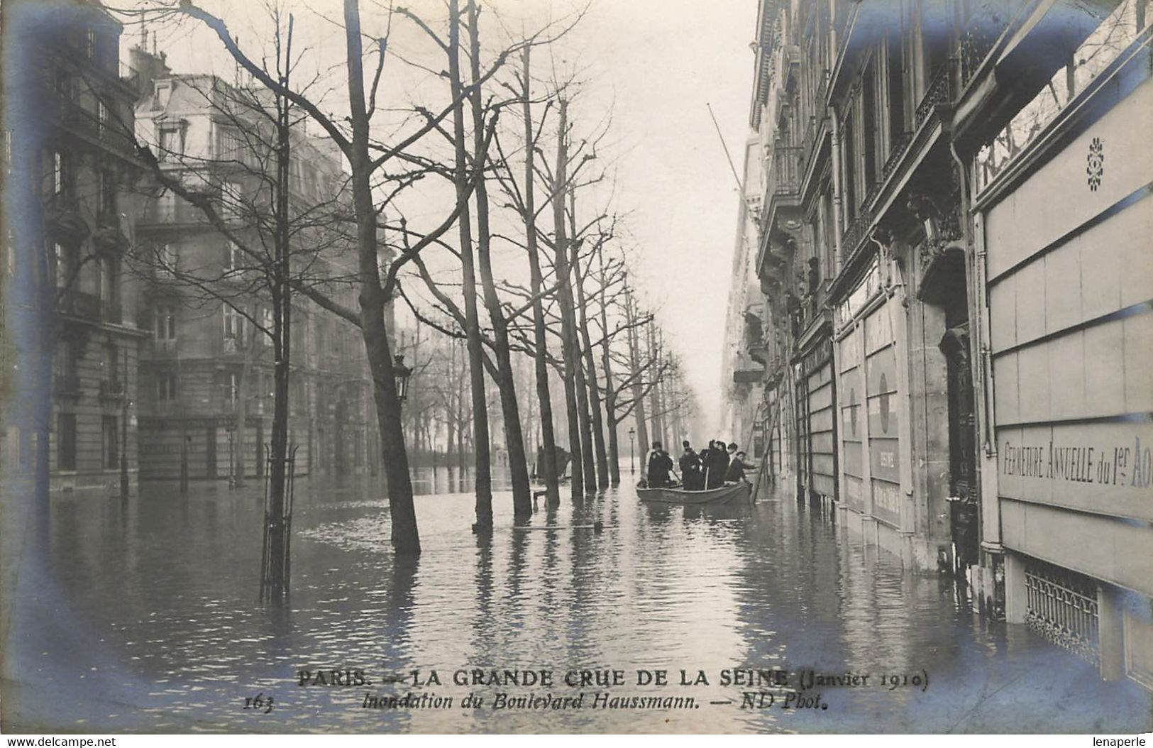 B1465 PARIS La Grande Crue De La Seine - Überschwemmung 1910