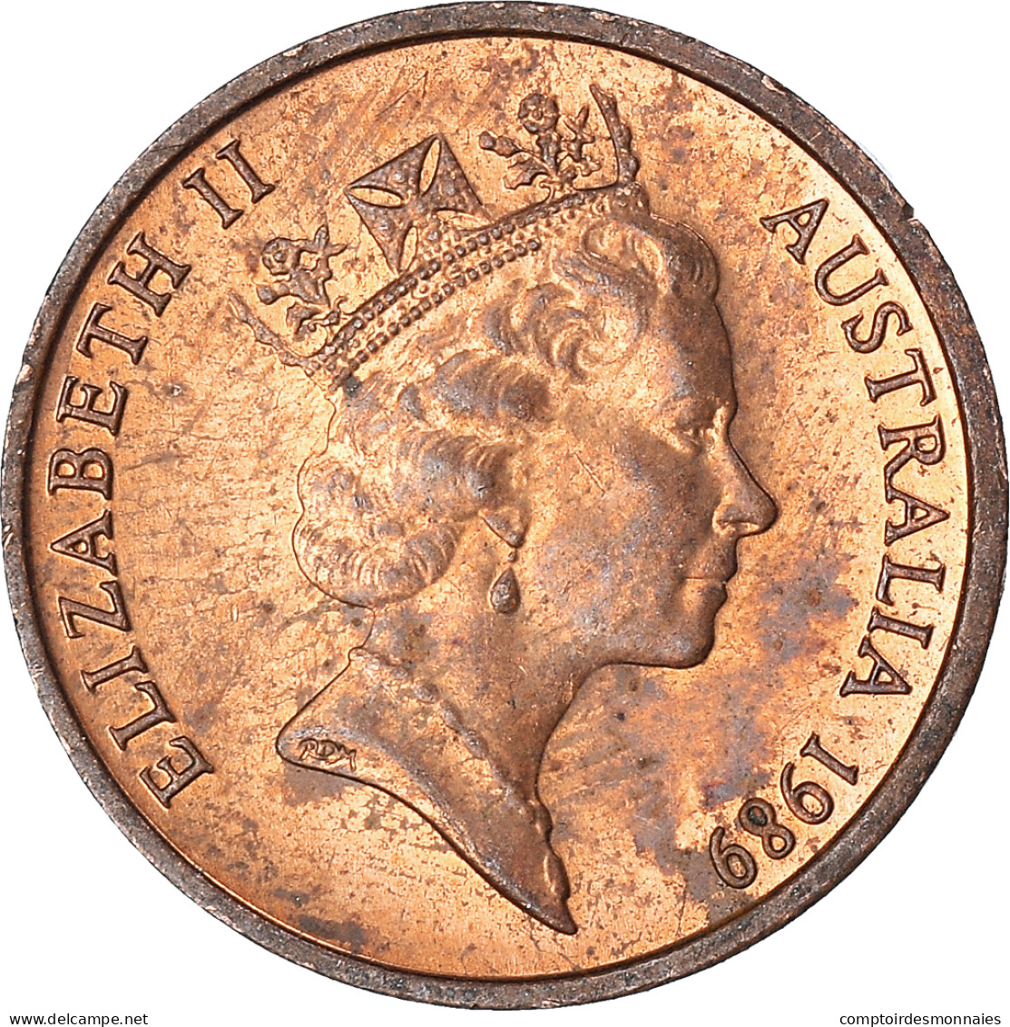 Monnaie, Australie, Cent, 1989 - Cent
