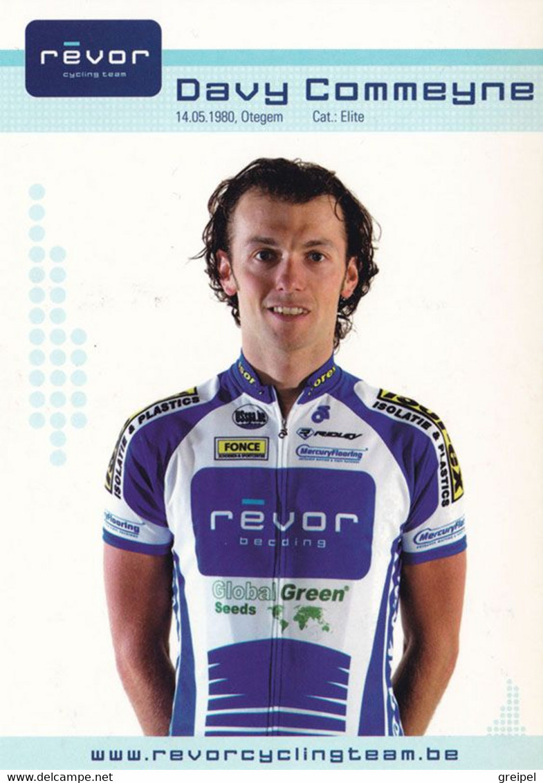 Cyclisme , DAVY COMMEYNE - Ciclismo