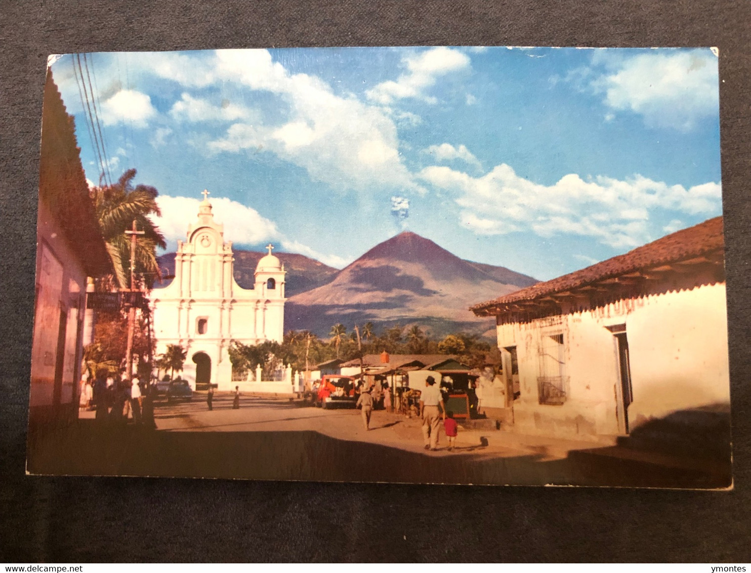 Postcard Village Of Izalco 1959 - El Salvador