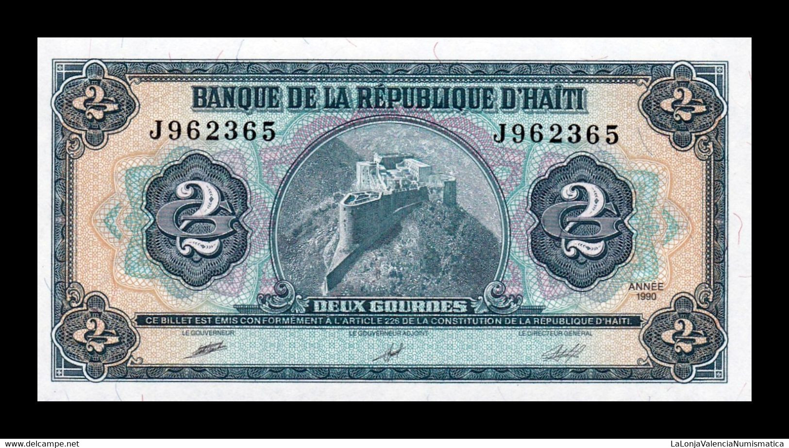 Haití 2 Gourdes 1990 Pick 254 SC UNC - Haïti