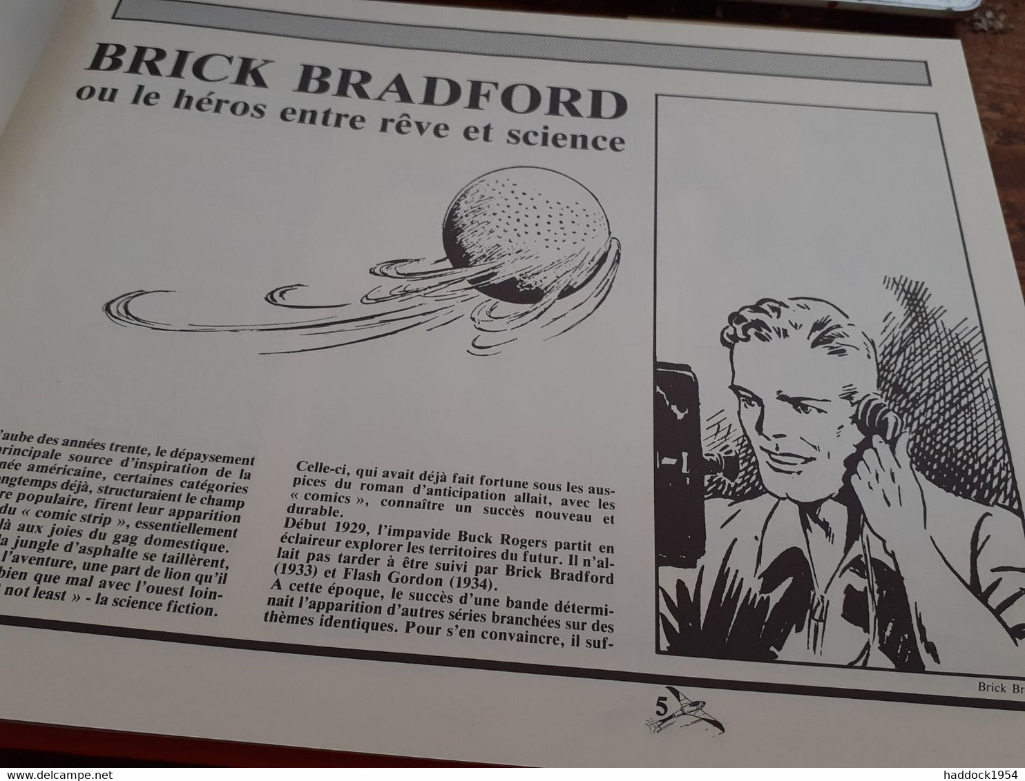 BRICK BRADFORD Volume 1 1938 WILLIAM RITT CLARENCE GRAY  Futuropolis 1985 - Brick