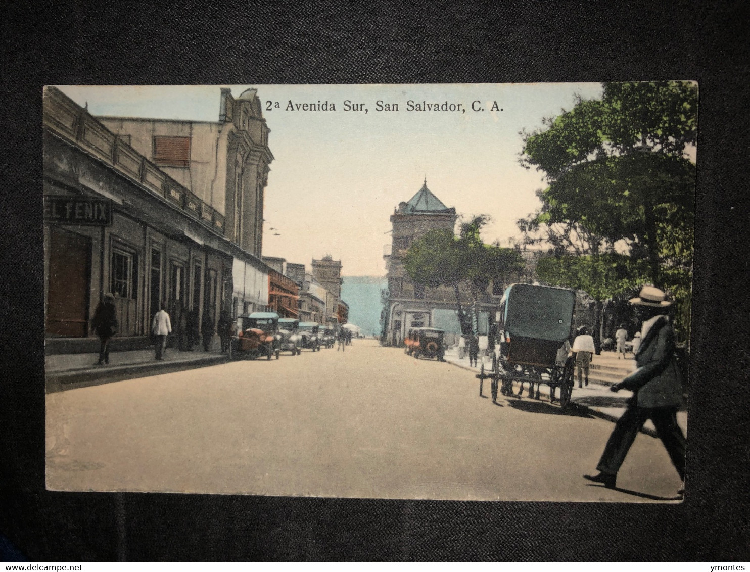 Postcard 2nd Avenue In San Salvador 1930 - El Salvador