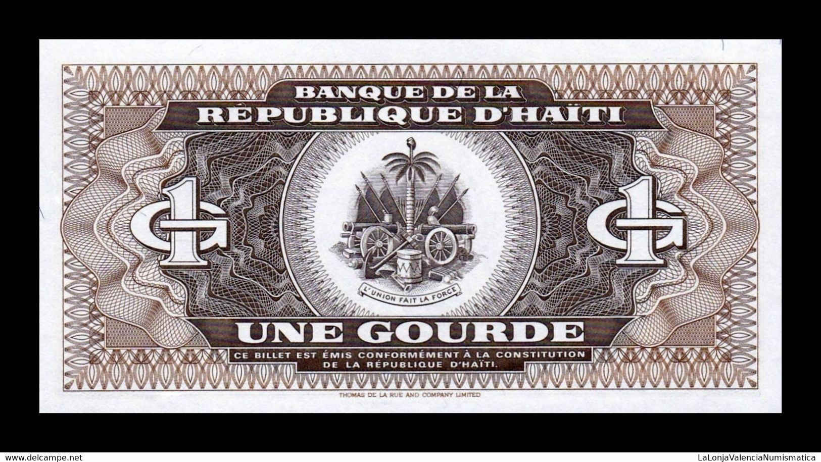 Haití 1 Gourde 1993 Pick 259b SC UNC - Haïti