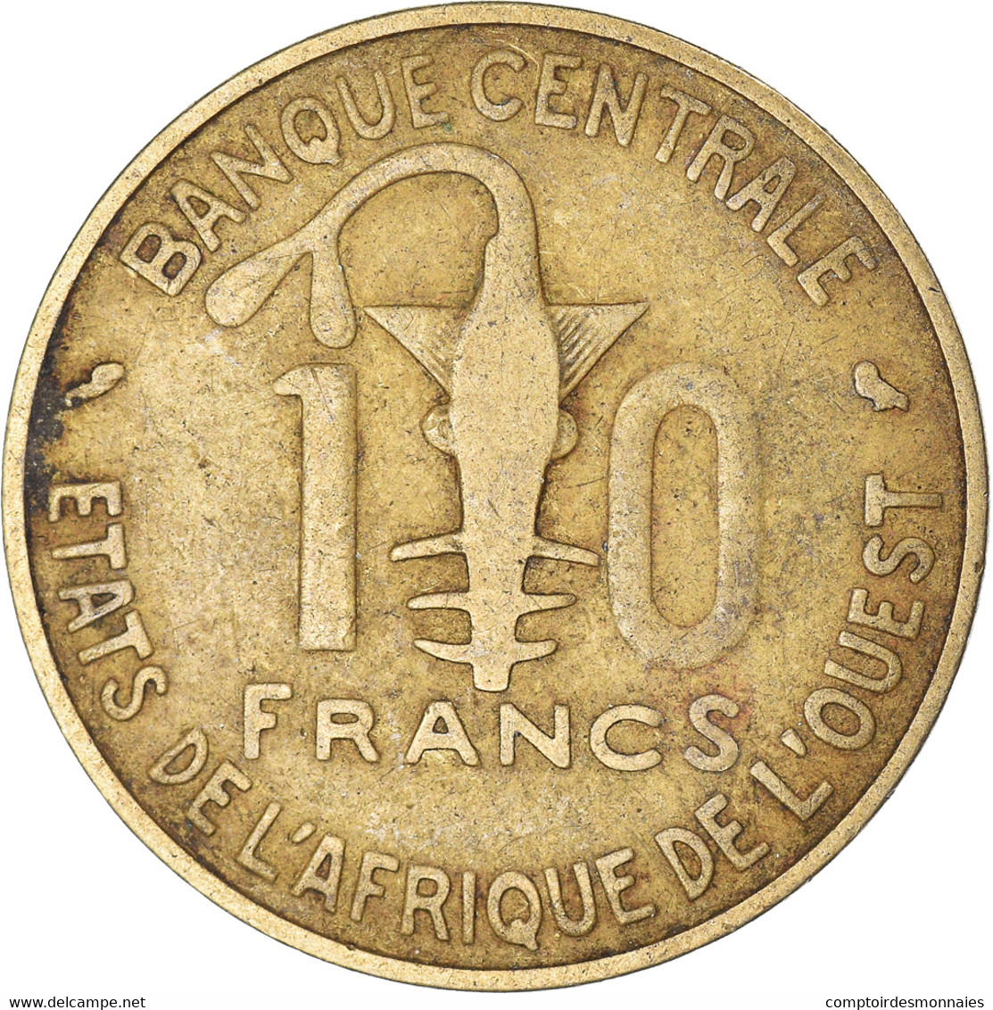 Monnaie, Communauté économique Des États De L'Afrique De L'Ouest, 10 Francs - Ivoorkust