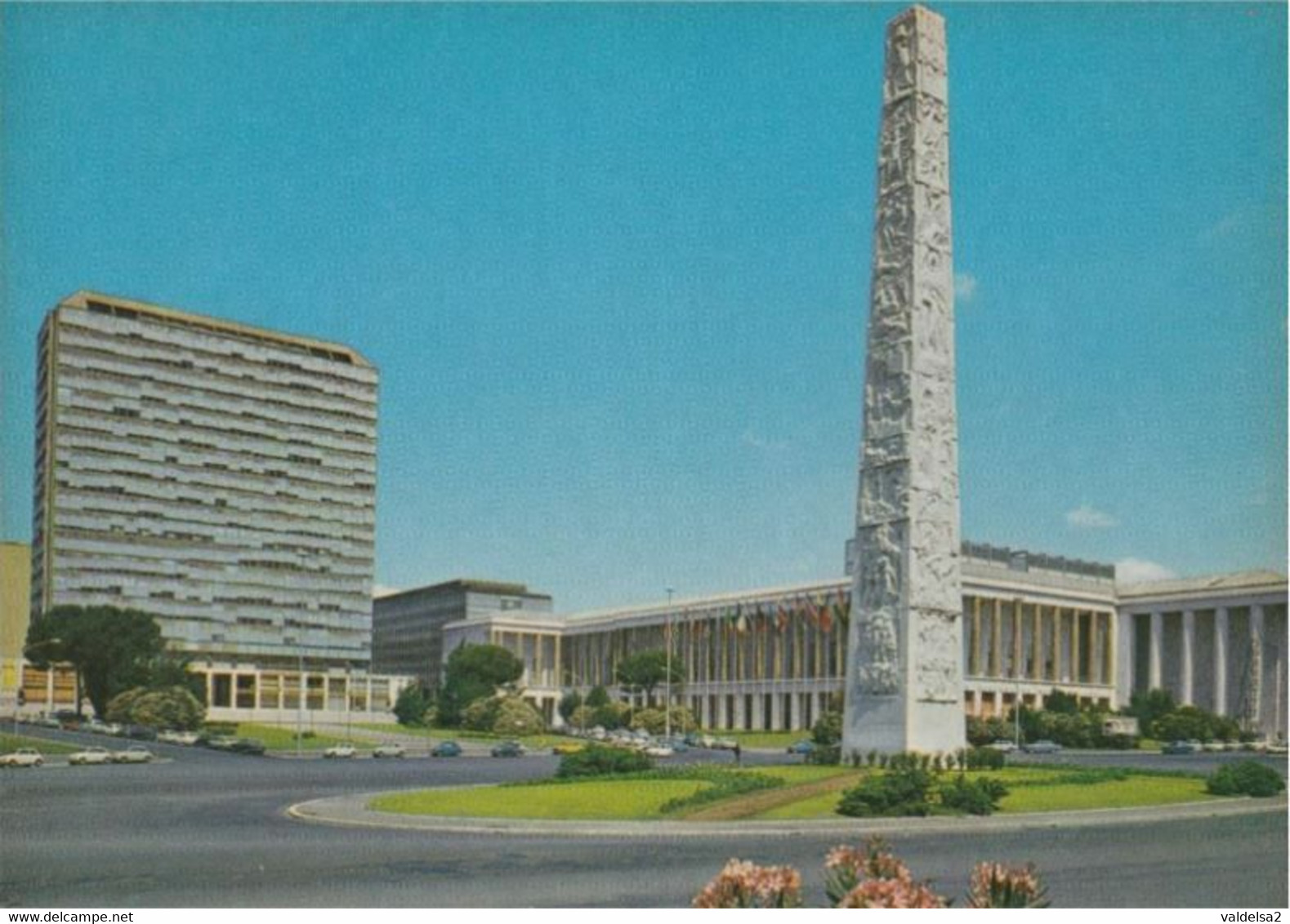 ROMA EUR - PIAZZA E STELE A GUGLIELMO MARCONI - 1986 - Mostre, Esposizioni