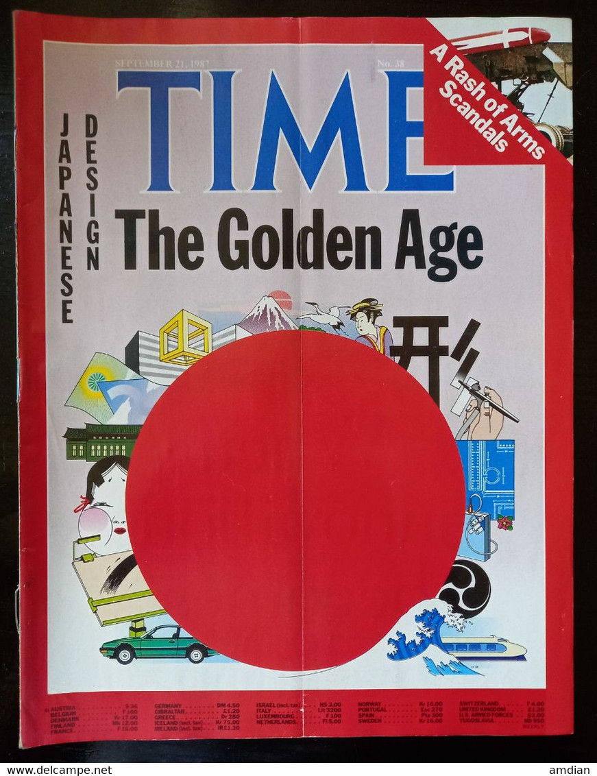 Japanese Design, The Golden Age TIME Magazine September 21 1987 No 38 -  East-West German Summit - Autres & Non Classés