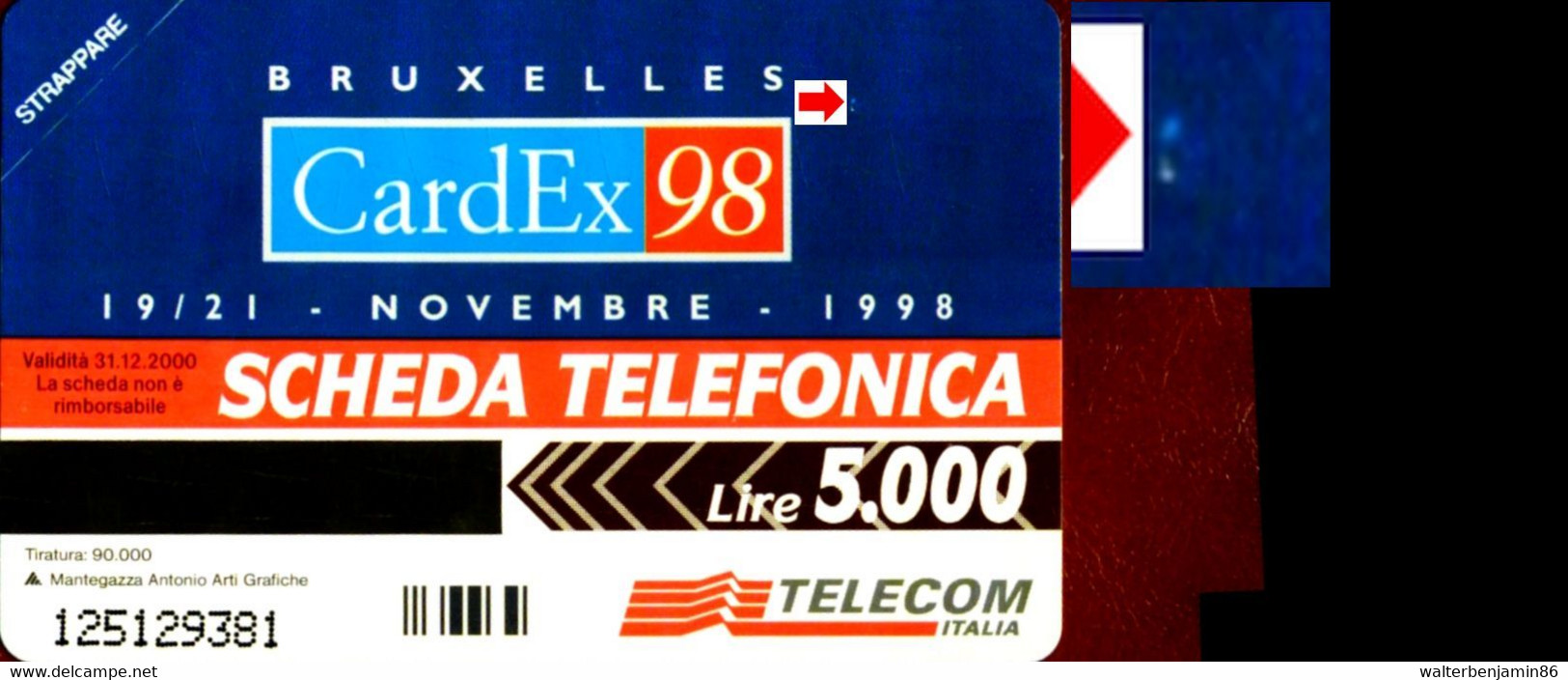 G 915 C&C 2996 SCHEDA TELEFONICA NUOVA MAGNETIZZATA CARDEX 98 VARIANTE PUNTI - Erreurs & Variétés