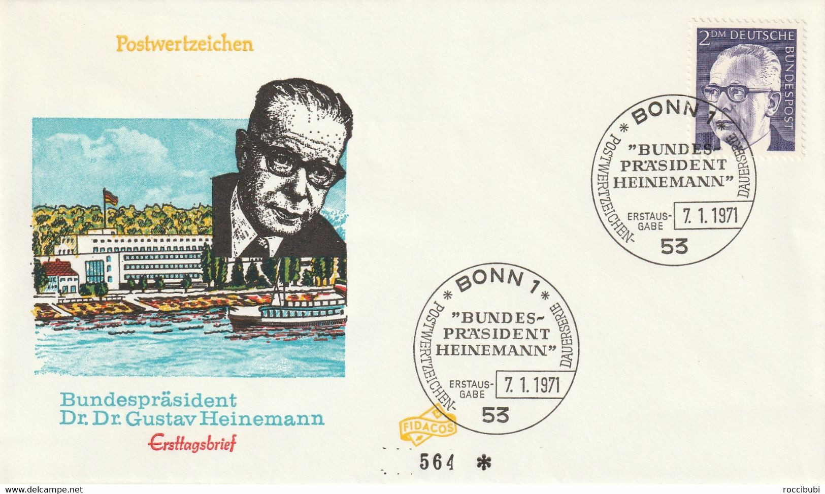 Mi. 645 FDC - Sonstige & Ohne Zuordnung