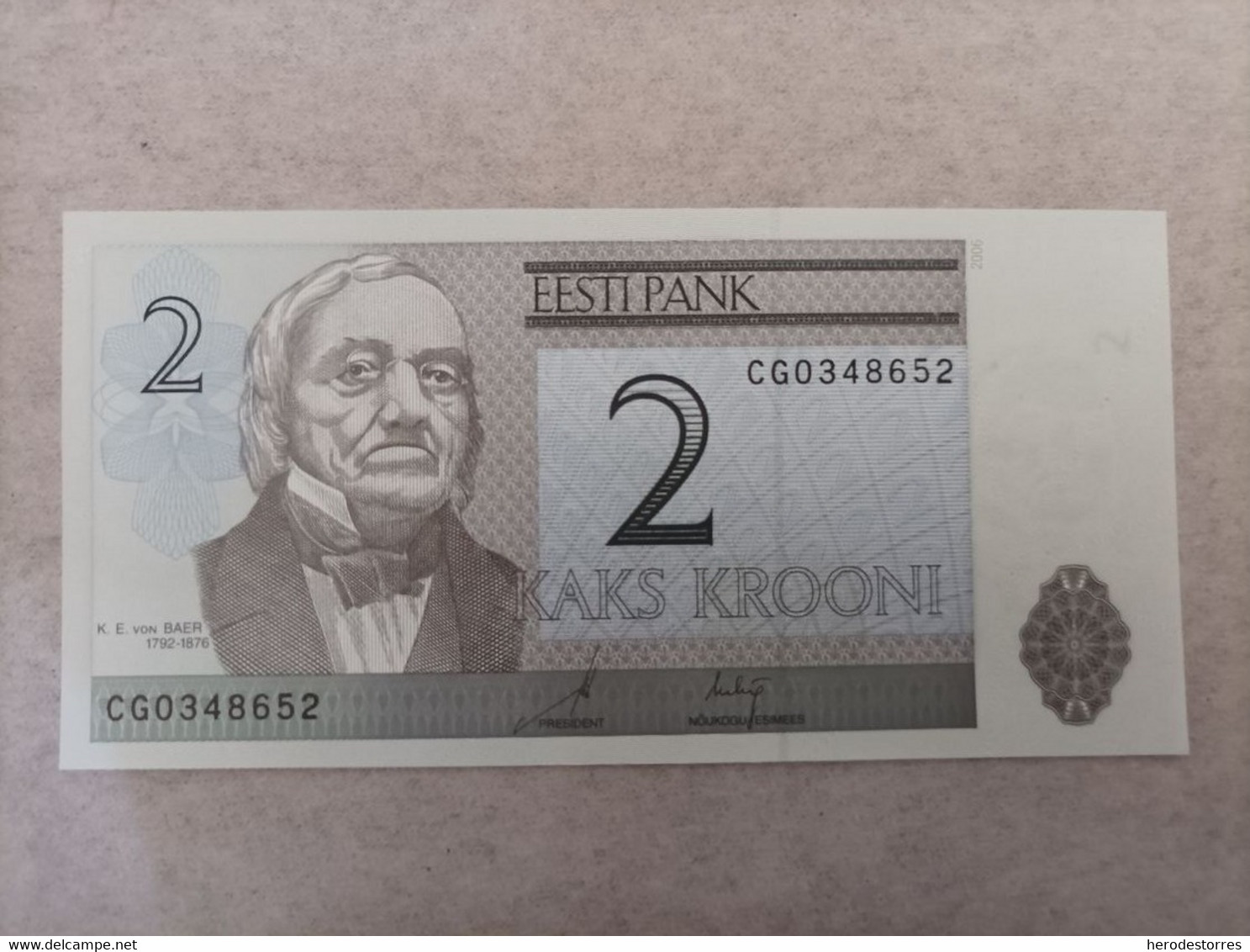 Billete De Estonia De 2 Krooni, Año 2006, UNCIRCULATED - Estonia