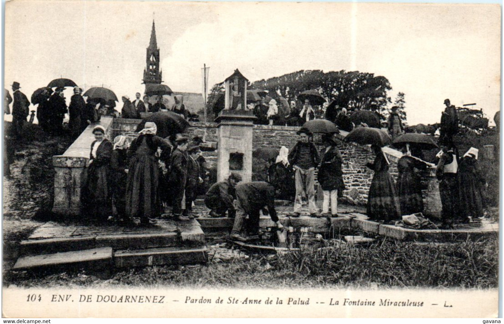 29 Environs De Douarnenez - Pardon De Ste-Anne De La Palud - La Fontaine Miraculeuse - Altri & Non Classificati