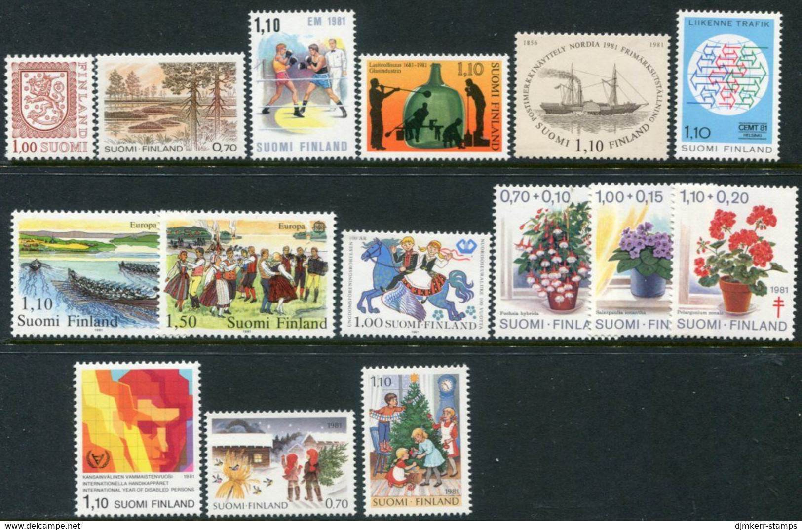 FINLAND 1981 Complete Issues  MNH / **.  Michel 876-90 - Neufs