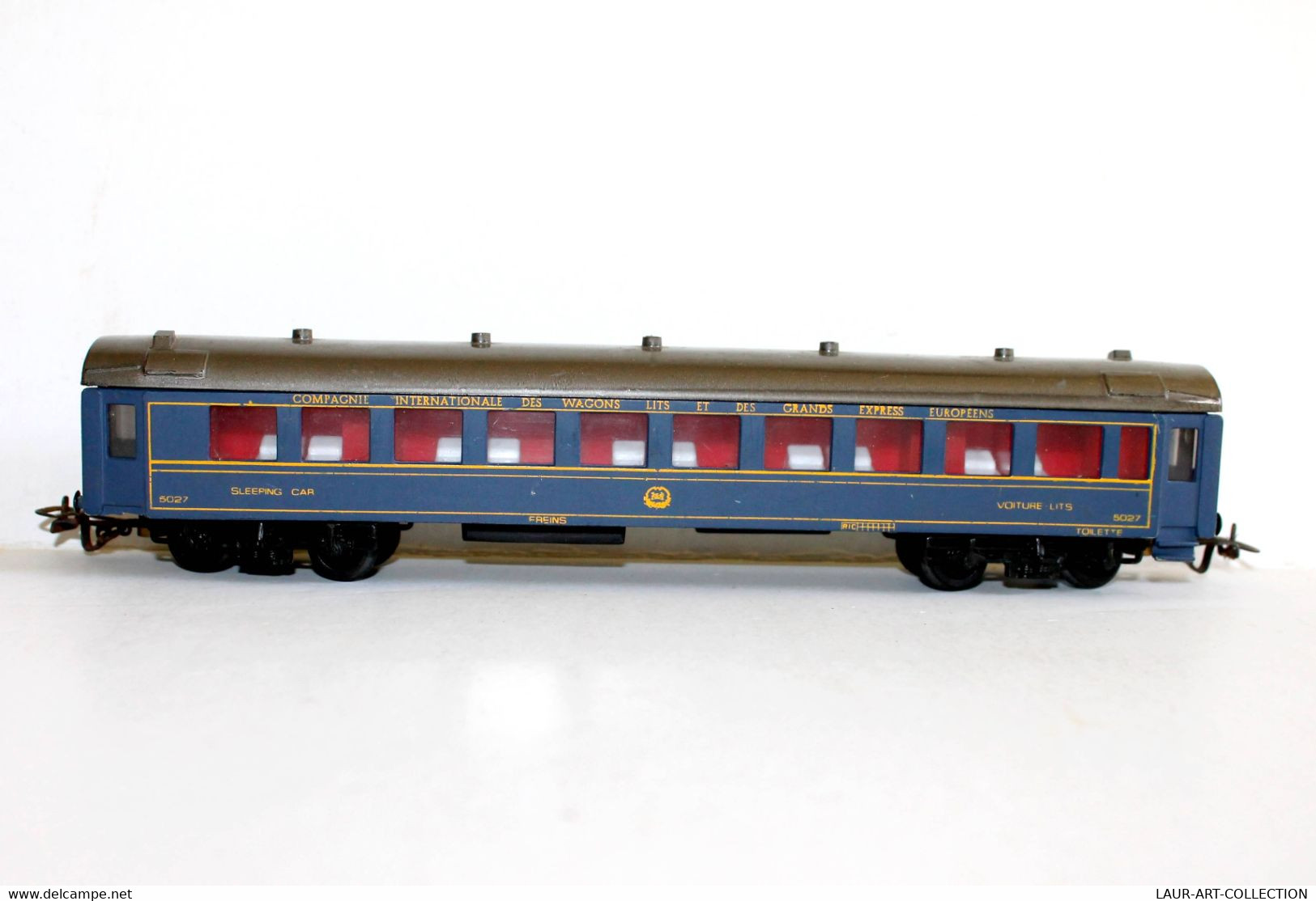 TROBY - VOITURE VOYAGEUR 5027- COMPAGNIE INTERNATIONAL DES WAGON-LITS ET EXPRESS - MODELE FERROVIAIRE TRAIN  (2105.81) - Voitures Voyageurs