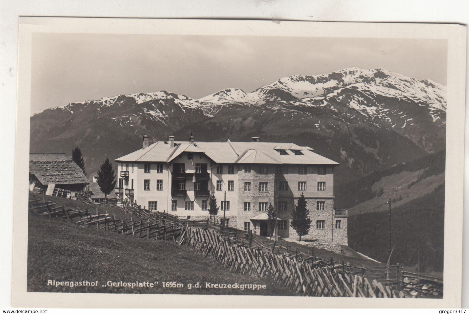 B2738) GERLOS - Alpengasthof GERLOSPLATTE G. D. Kreuzeckgruppe ALT ! - Gerlos