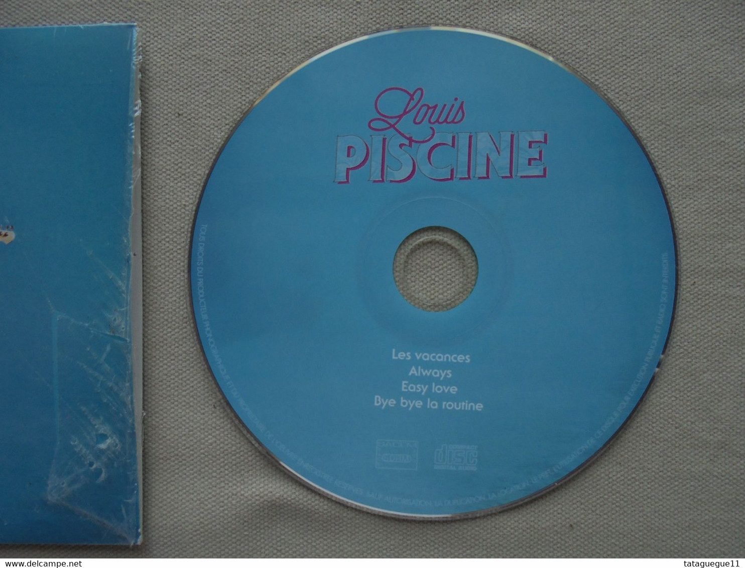 CD - LOUIS PISCINE - Promo 4 Titres - A L'Aphélie - 2017 - Reggae