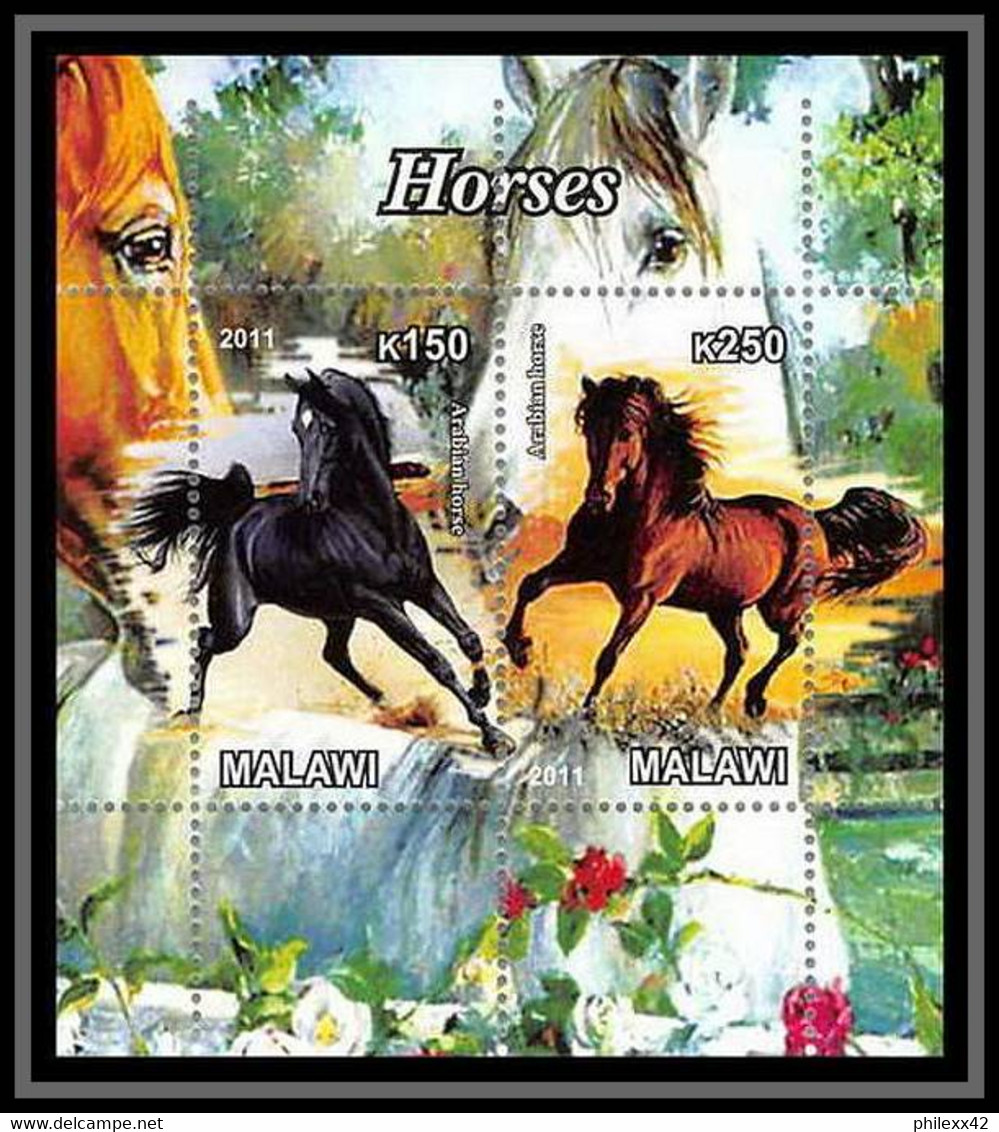 1024/ Bloc Cheval (chevaux Horse Horses) Neuf ** MNH Tirage Privé Vignette - Horses