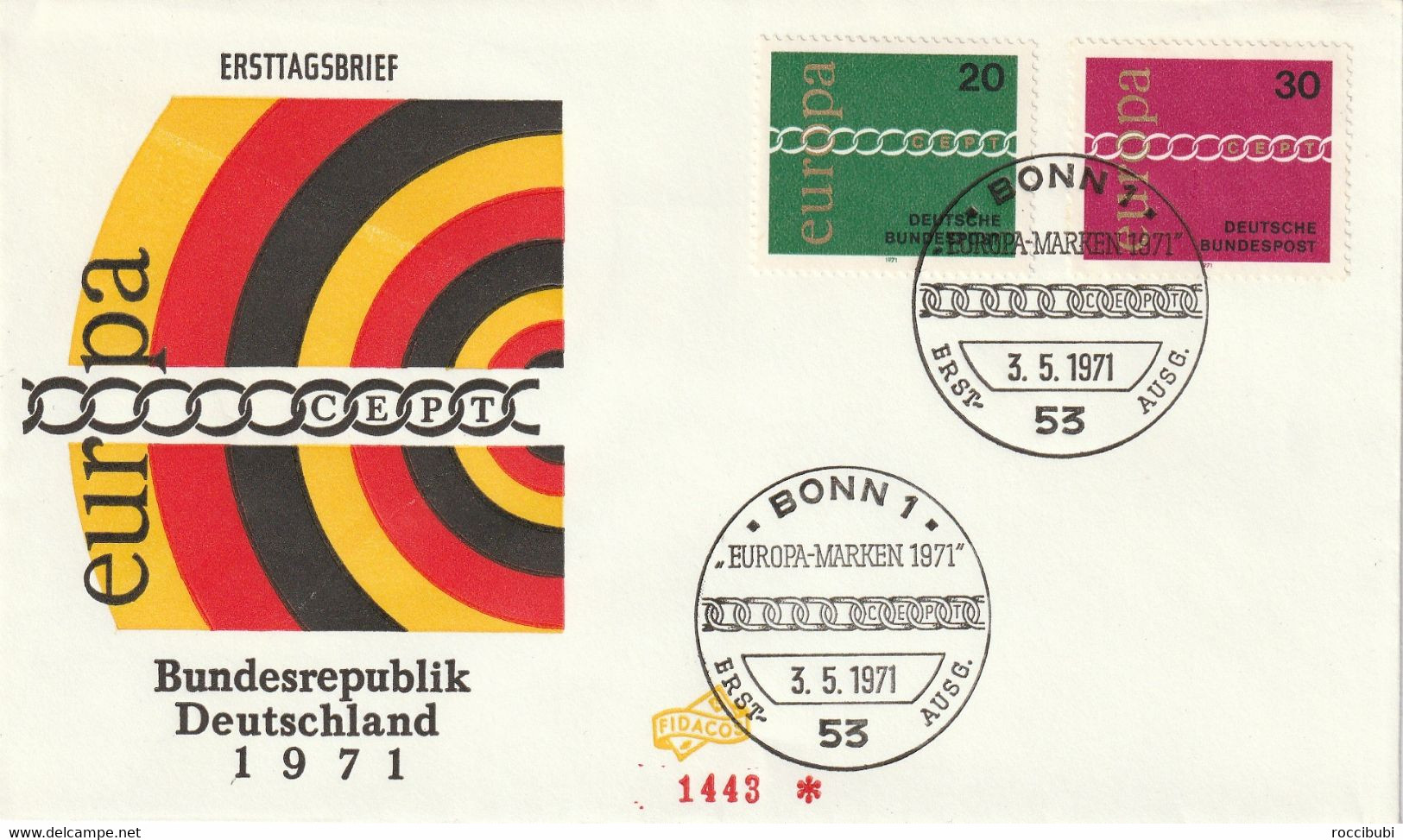 Mi. 675/676 FDC - Other & Unclassified