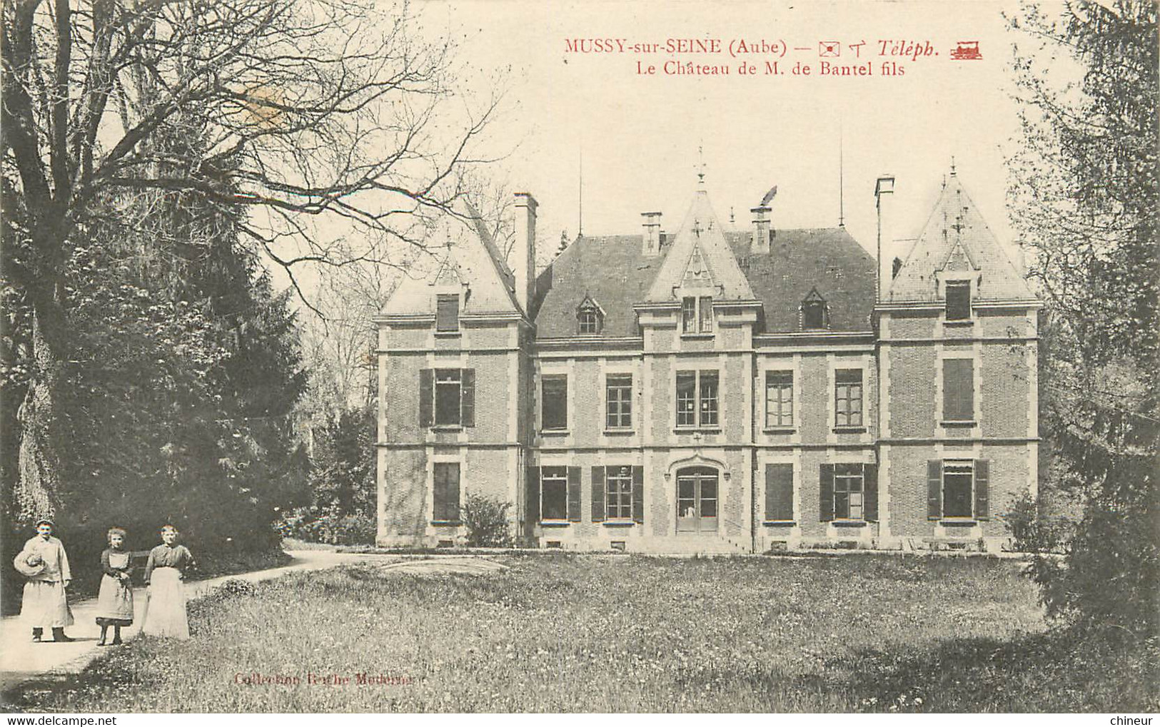 MUSSY SUR SEINE LE CHATEAU DE MR DE BANTEL - Mussy-sur-Seine