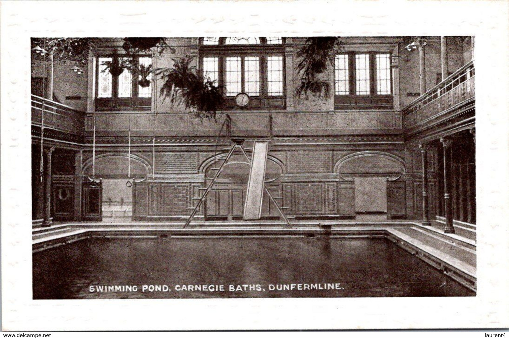 (1 G 1) UK Scotland - (old Postcard) - Dunfermlime Swimming Pool - Fife