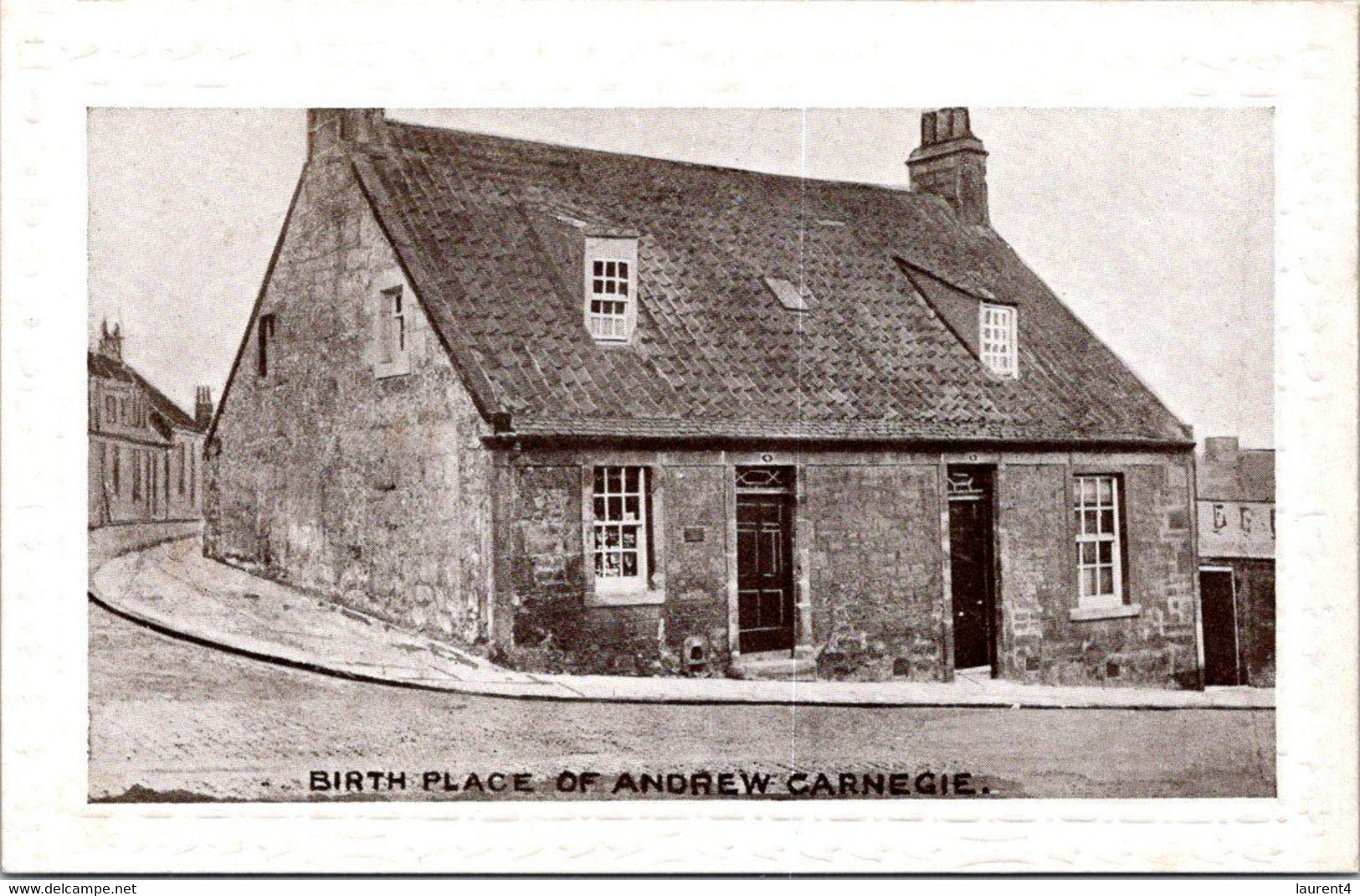 (1 G 1) UK Scotland - (old Postcard) - Dunfermlime Birth Place Of Andrew Carnagie - Fife