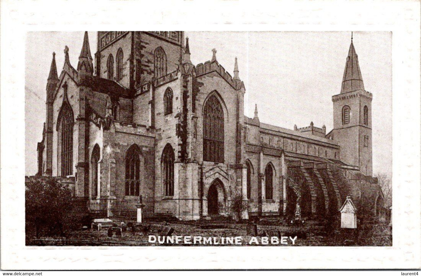 (1 G 1) UK Scotland - (old Postcard) - Dunfermlime Abbey - Fife