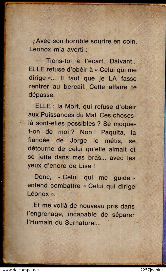 Roman De Paul Béra.- Léonox Et La Mort    Editions Angoisse  Fleuve Noir  N:211 De  1972 - Roman Noir