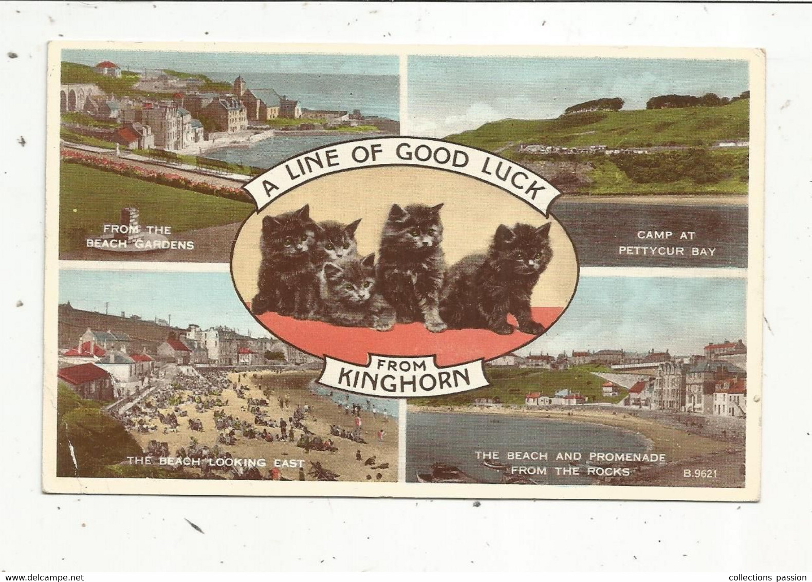 JC, Cp, ECOSSE , A Line Of Good Luck From KINGHORN , Multivues , Chatons , Voyagée - Fife