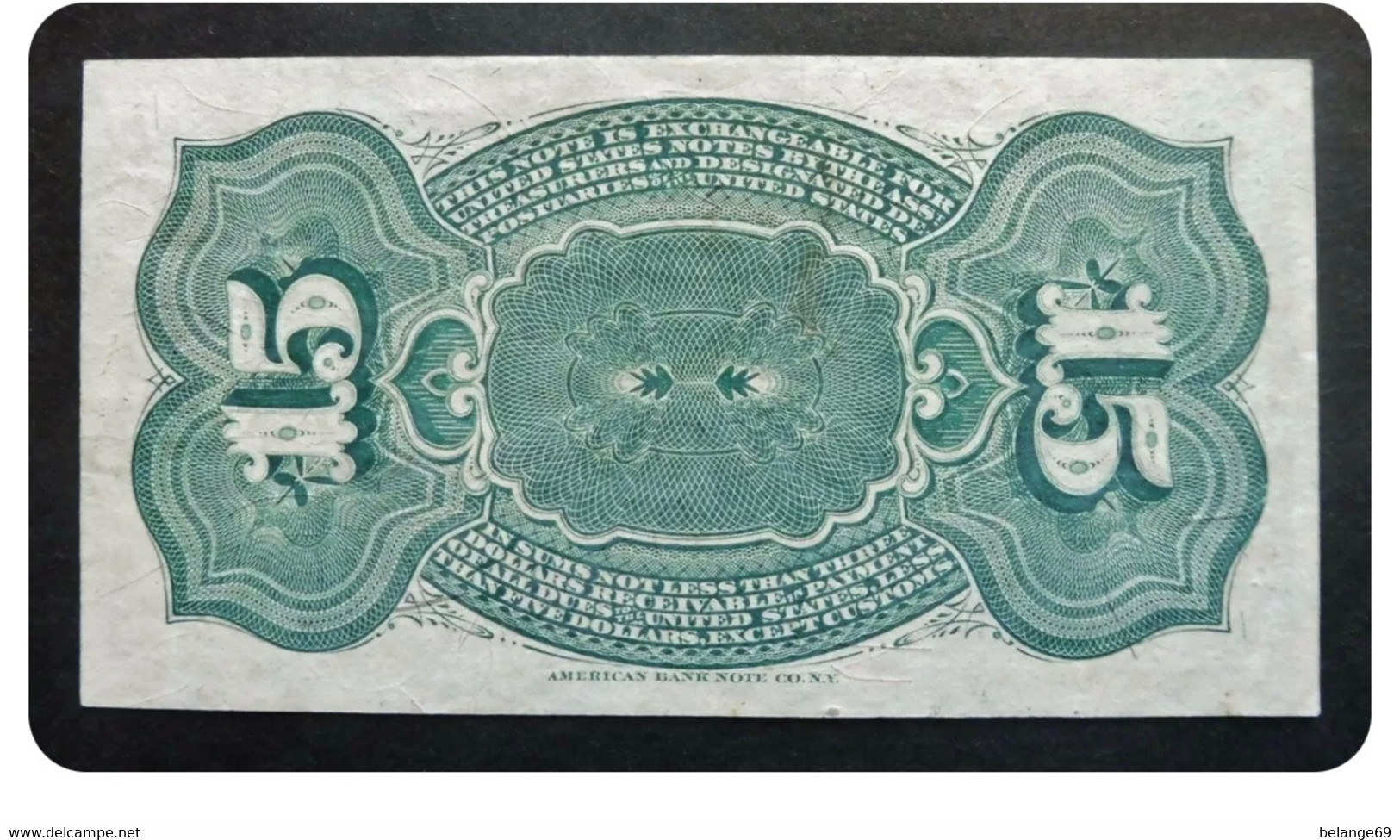 Etats Unis D'Amérique - 15 Cents - 3 Mars 1863 - Biljetten Van De Verenigde Staten (1862-1923)
