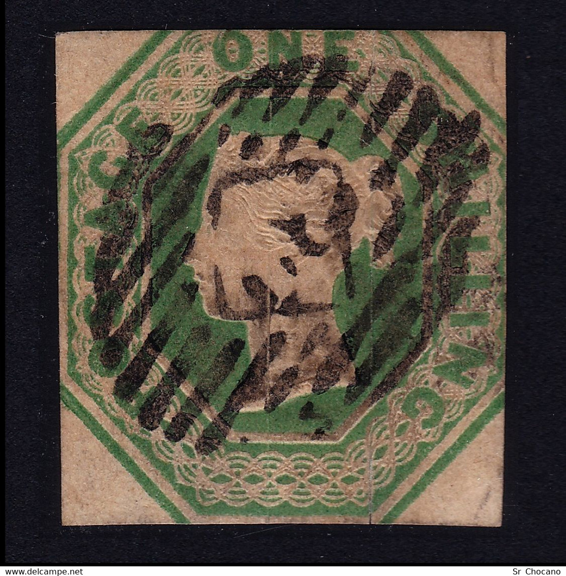 GB.1847.Queen Victoria. SG.54.1s.cancelled. - Used Stamps