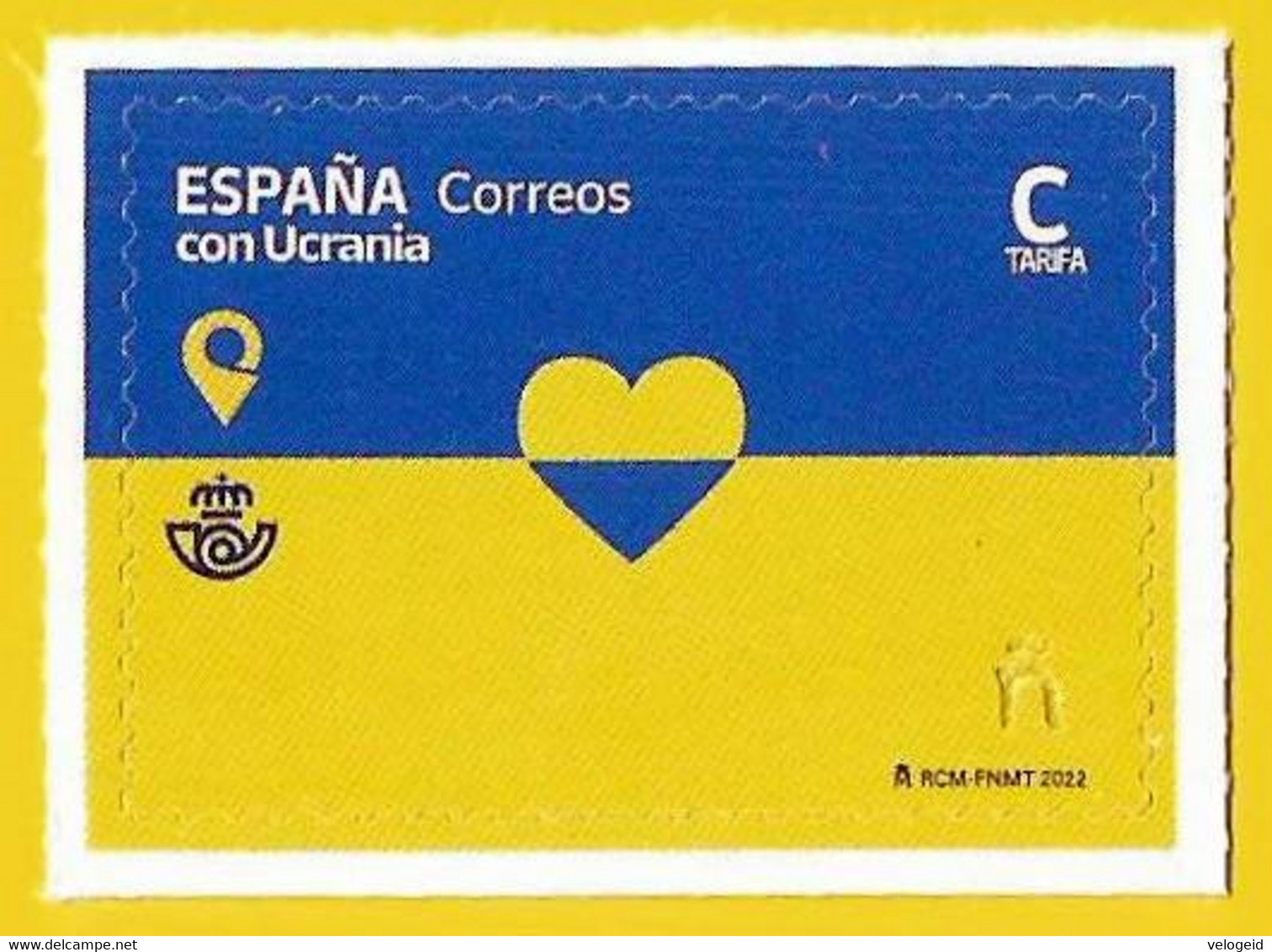 España. Spain. 2022. España Con Ucrania - Unused Stamps