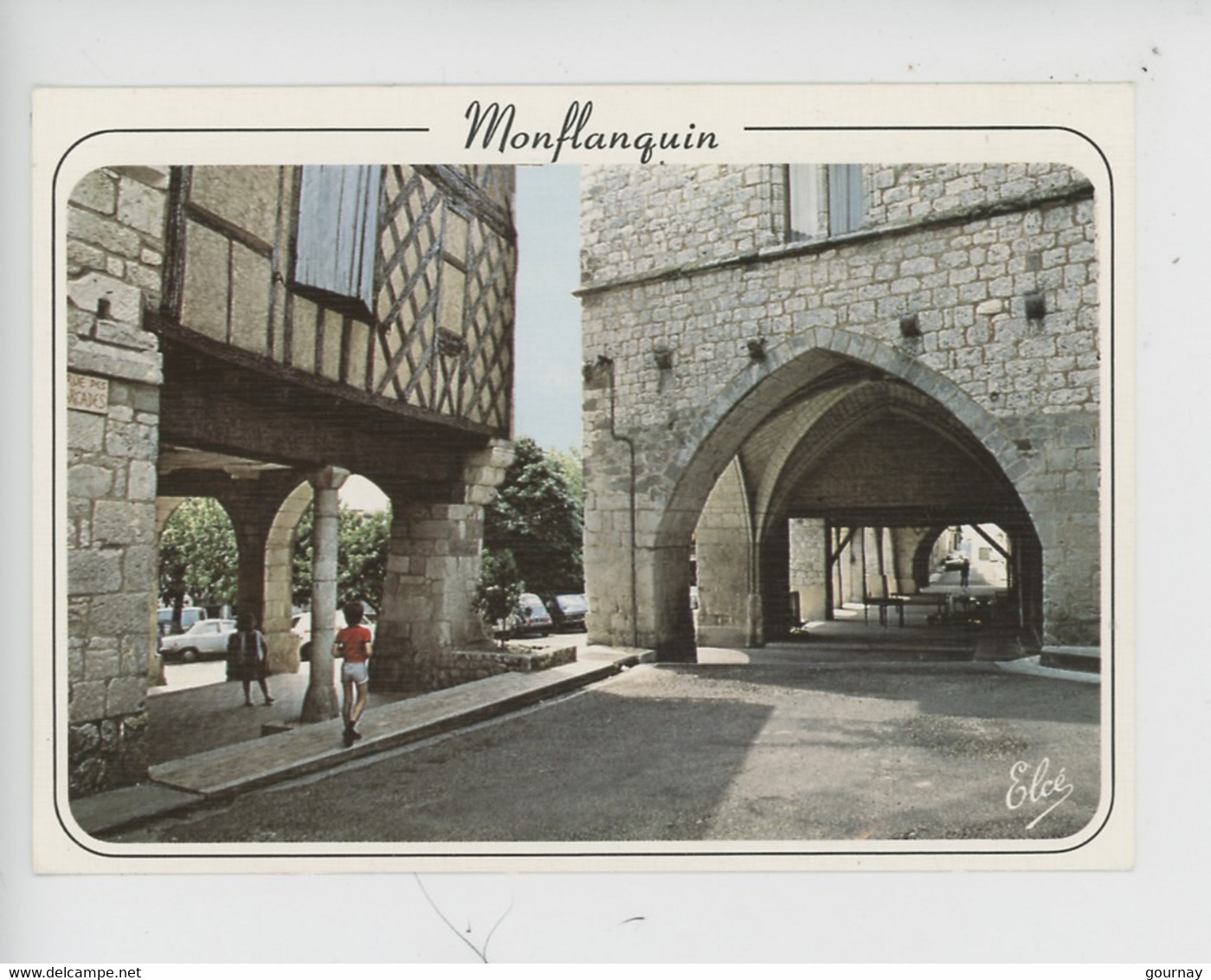 Monflanquin, Bastide Du XIIIè S., Les Arcades (n°1588) - Monflanquin
