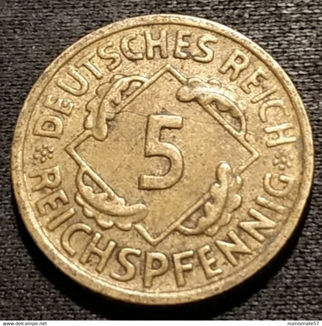 ALLEMAGNE - GERMANY - 5 REICHSPFENNIG 1935 F - KM 39 - 5 Reichspfennig