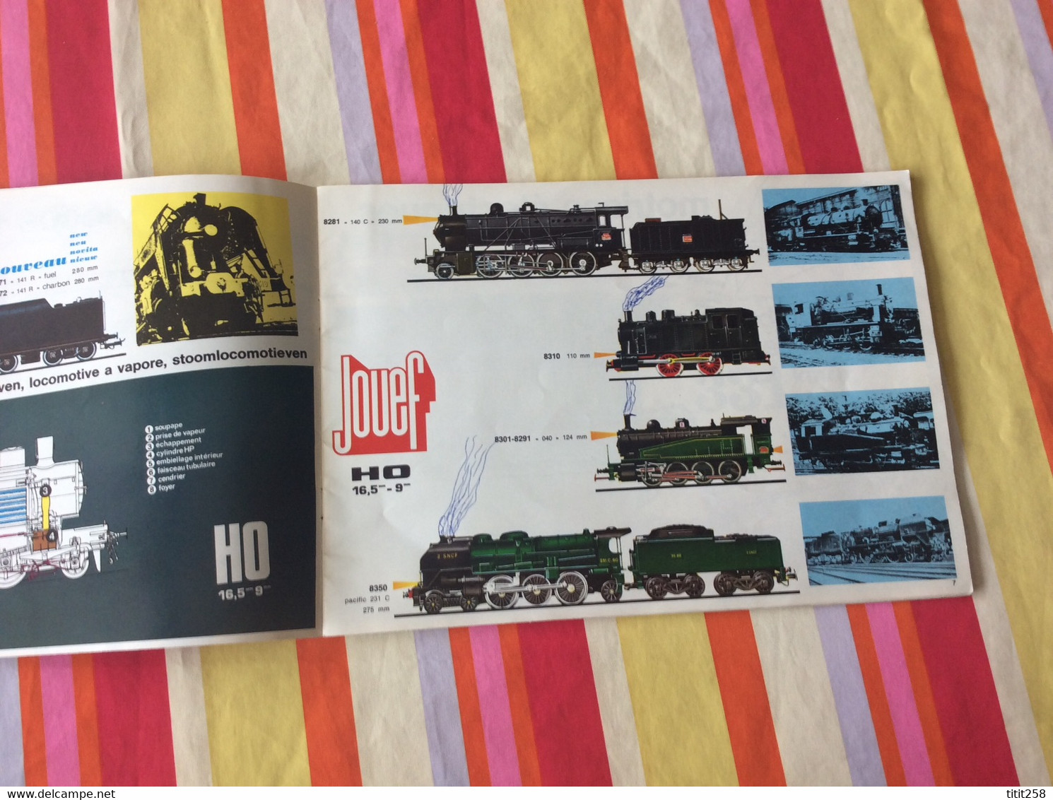 Catalogue Trains Circuit Automobiles  Jouef 1970 / 71 . Verdeun Bordeaux 33 Gironde